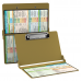 WhiteCoat Clipboard® - Tactical Brown Ovarian/Adnexal Sonography Edition